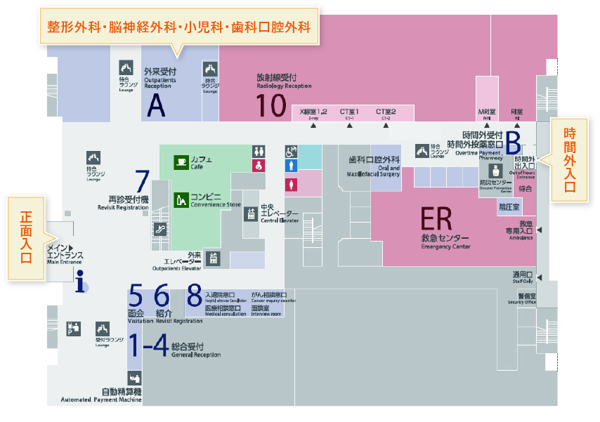 １階フロア